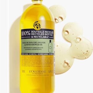 L'Occitane Almond Shower Oil Refill 500 ml./ 16.9 oz. New